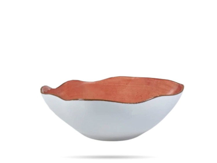 Salaterka Stone Age 22 cm ceglasta porcelana LUBIANA