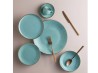 Talerz do pasty risotto Laguna 30 cm turkus porcelana Seasons PORLAND