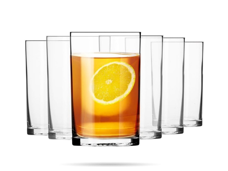 Proste szklanki do herbaty Basic 250 ml zestaw 6 szt KROSNO