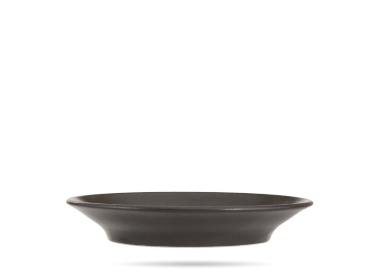 Spodek do filiżanki Coal 16 cm czarny Seasons porcelana PORLAND