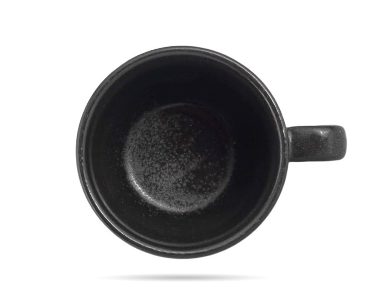 Filiżanka bez spodka espresso Coal 80 ml czarna porcelana Seasons PORLAND