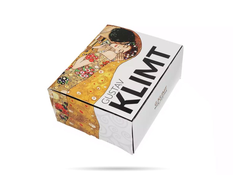 Filiżanka ze spodkiem Klimt Pocałunek 80 ml espresso CARMANI