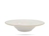 Talerz do pasty risotto Sand Seasons 26 cm kremowy porcelana PORLAND
