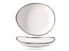 Talerz głęboki prezentacyjny Vanilla 27 x 24 cm kremowy porcelana FINE DINE