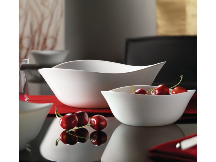 Duża salaterka Parma 24 cm biała BORMIOLI ROCCO