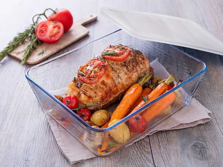 Naczynie żaroodporne pudełko z pokrywą 1,5 L Cook&amp;Freez PYREX