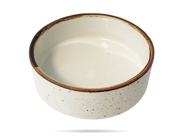 Salaterka 14 cm Arondi Rustic Krem KERA CERAMIKA