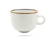 Filiżanka ze spodkiem 250 ml Rustic Biała ALUMINA PORCELANA BOGUCICE