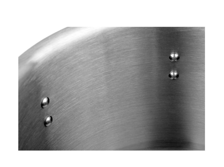 Garnek gastronomiczny z pokrywą 17 L średni 32 x 22 cm stal YATO GASTRO