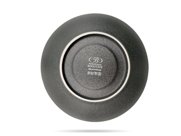 Filiżanka ze spodkiem 200 ml Terrea Black Alumina PORCELANA BOGUCICE