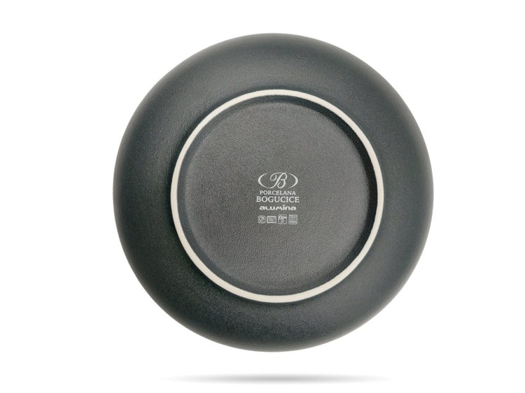 Talerz głęboki 21 cm Nordica Terrea Black Alumina PORCELANA BOGUCICE