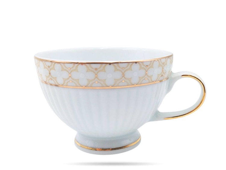 Filiżanki ze spodkami 200 ml 2 szt Oxia prezent PORCELANA BOGUCICE