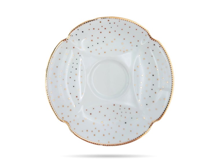 Filiżanki ze spodkami 220 ml 2 szt prezent Alessia PORCELANA BOGUCICE