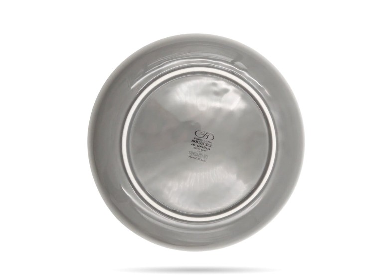 Talerz obiadowy płytki 27 cm Rustic Gray szary Alumina PORCELANA BOGUCICE