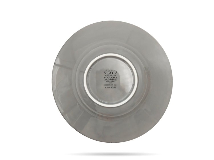 Talerz głęboki pasta 27,5 cm Rustic Gray szary Alumina PORCELANA BOGUCIC