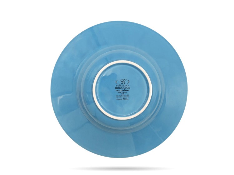 Talerz głęboki pasta 27,5 cm Rustic Blue niebieski Alumina PORCELANA BOGUCICE