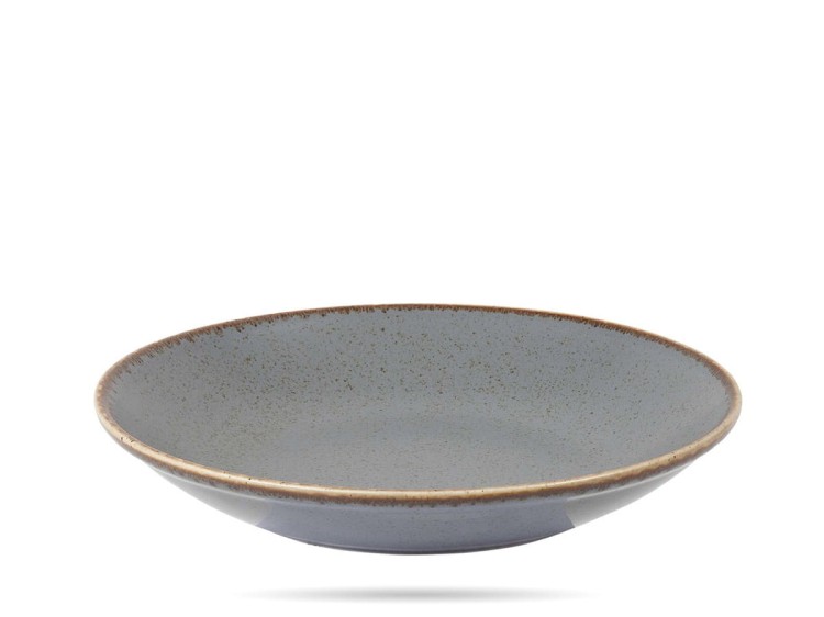 Talerz głęboki coupe Stone Seasons 26 cm szary porcelana PORLAND