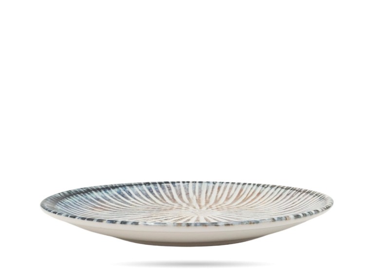 Talerz deserowy 21 cm Ammonite talerz płytki porcelana FINE DINE