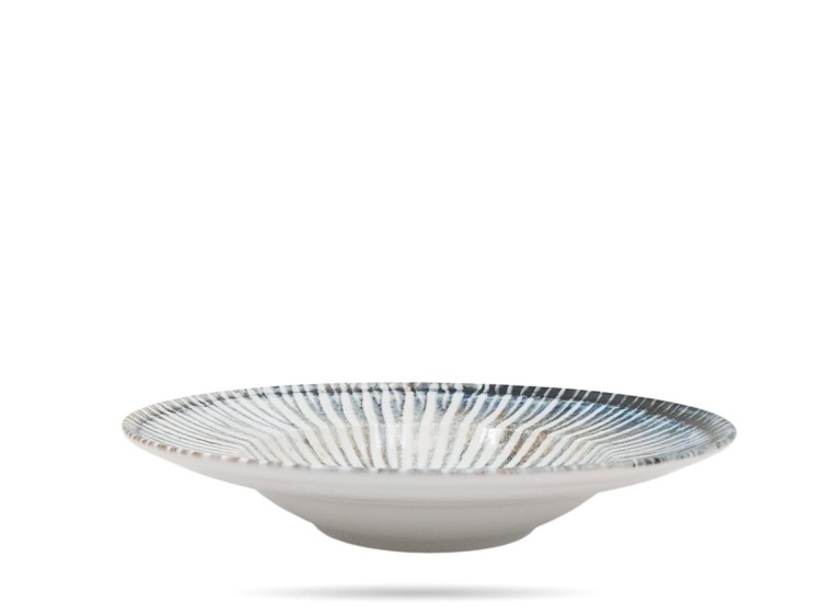 Talerz do pasty risotto 30 cm Ammonite talerz głęboki porcelana FINE DINE
