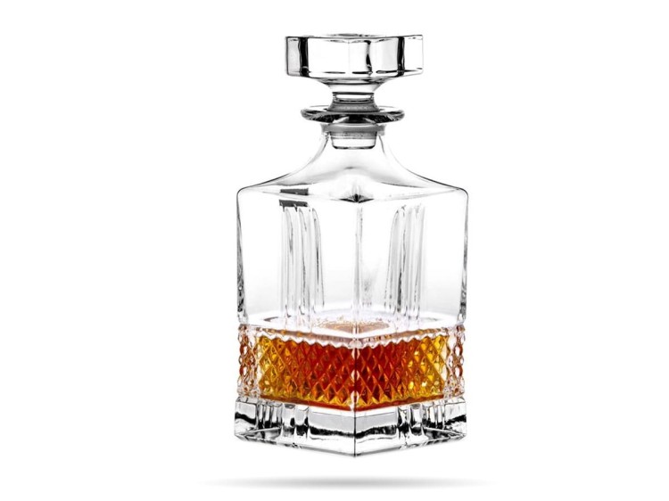 Zestaw do whisky Prestige Elegante karafka + 6 szklanek kryształ BOHEMIA