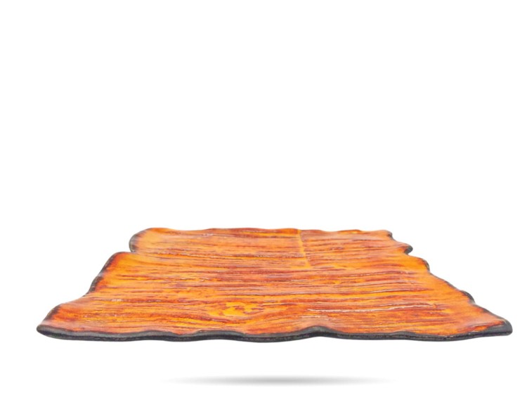 Półmsek Sushi 30 cm Moku Bursztyn KERA CERAMIKA