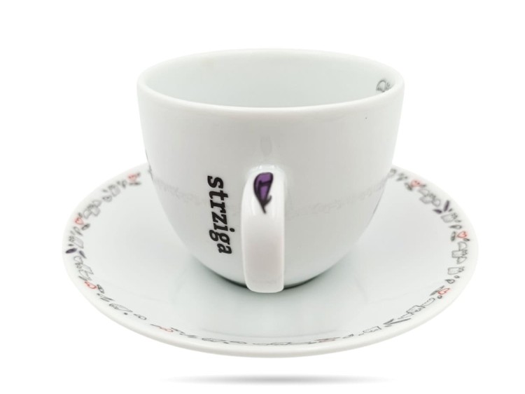 Filiżanka ze spodkiem 320 ml Strziga kolekcja śląska PORCELANA BOGUCICE