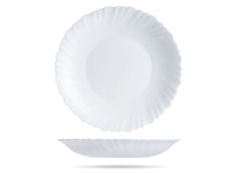 Serwis obiadowy dla 18 osób 54 elementów biały Feston LUMINARC