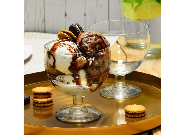 Pucharki na lody i desery Tasting 350 ml zestaw 6 szt KROSNO