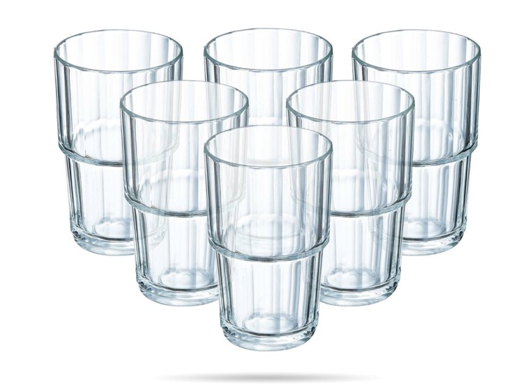 6 x Szklanka 270 ml Norvege ARCOROC