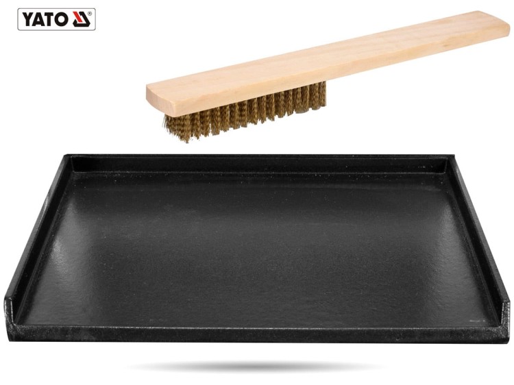 Grill kontaktowy Panini 1/2 płaski 44 cm YATO