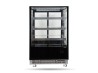 Witryna chłodnicza 400L czarna 90x80x144 YATO