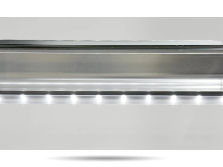 Witryna chłodnicza 300 L czarna 65x80x144 cm YATO