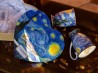 Kubki w sercu prezent 280 ml Gwiaździsta noc Van Gogh CARMANI