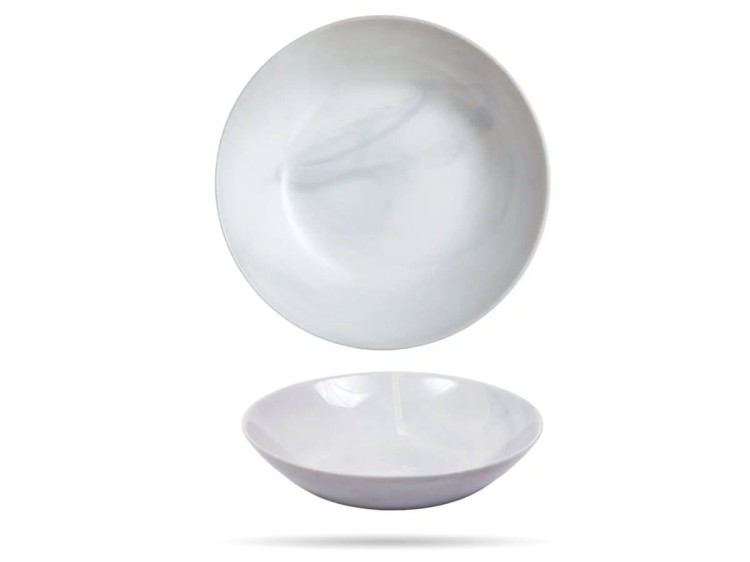 Serwis obiadowy dla 6 osób 18 elementów szary Marble Diwali LUMINARC
