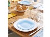 Serwis obiadowy dla 6 os 18 el Light Blue niebieski Carine LUMINARC