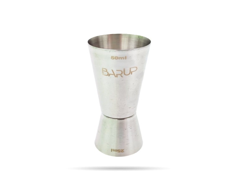 Miarka barmańska 25 + 50 ml stalowa HENDI