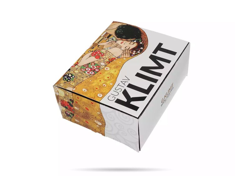 Filiżanka ze spodkiem Klimt Drzewo życia espresso 80 ml prezent CARMANI