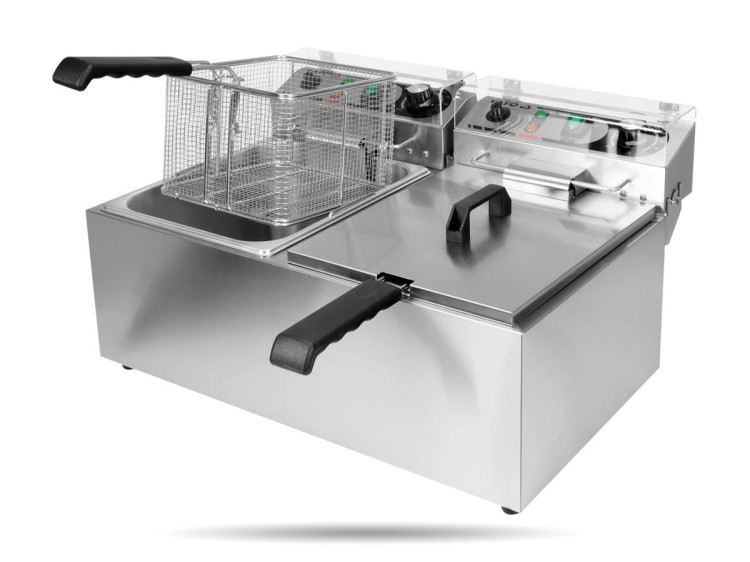 Frytownica 2-komorowa 2 x13 L, 2x 3,3kW YATO