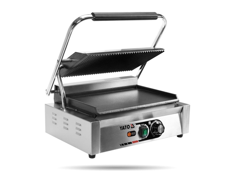 Grill kontaktowy Panini 1/2 płaski 44 cm YATO