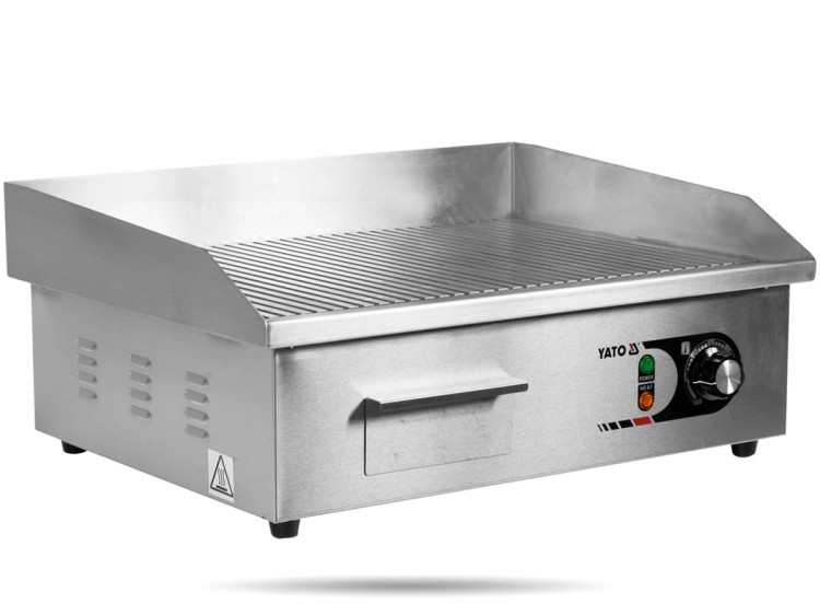 Płyta grillowa ryflowana 55 cm 3 kW YATO