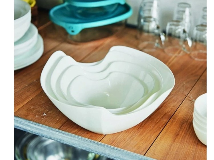 Salaterka miska z otworem na łyżkę 24 cm Salenco LUMINARC
