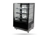 Witryna chłodnicza 400L czarna 90x80x144 YATO
