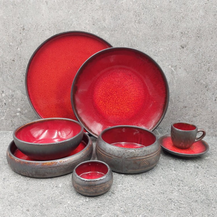 Salaterka miska 14 cm Arondi Rubin KERA CERAMIKA