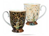 Kubki w sercu Klimt Drzewo życia 300 ml 2 szt porcelana na prezent CARMANI