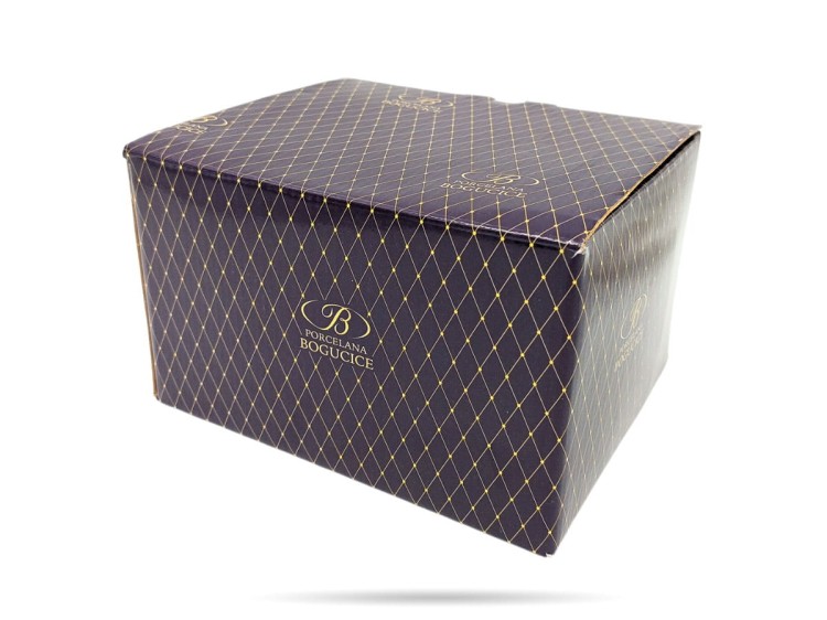 Filiżanki ze spodkami 300 ml 2 szt Gemis Athena PORCELANA BOGUCICE