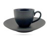 Filiżanka ze spodkiem 80 ml Terrea Black Alumina PORCELANA BOGUCICE