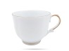 Filiżanki ze spodkami 220 ml 2 szt prezent Perla Gold PORCELANA BOGUCICE