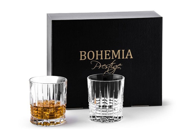 6 x Szklanka do whisky Prestige Perfecto 300 ml  kryształ BOHEMIA