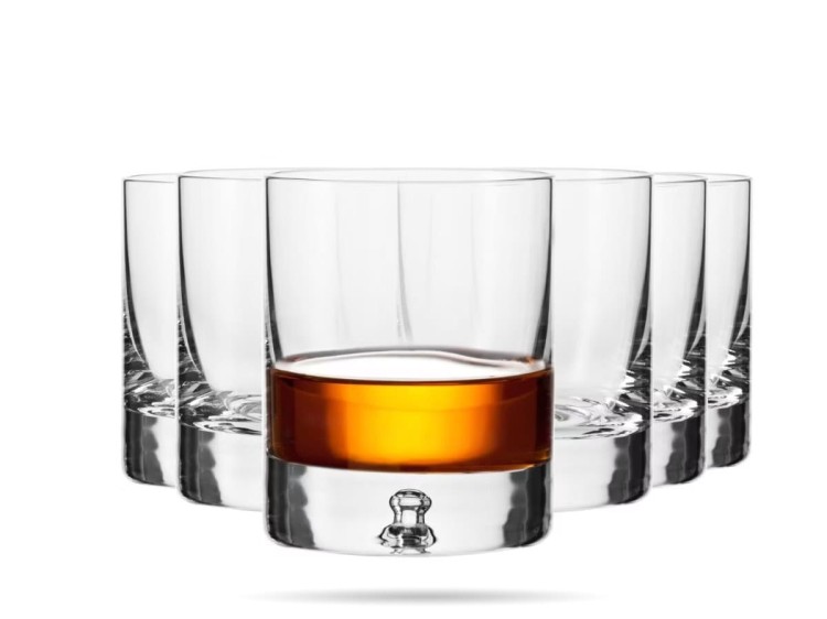 Szklanki do whisky Lagrima 250 ml zestaw 6 szt KROSNO