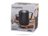 Dzbanek do spieniania mleka barista 600 ml czarny z miarką KONIGHOFFER